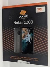 Nokia C200 - 32 GB - Black (Boost Mobile) New!