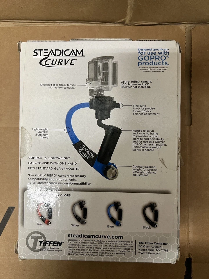 Steadicam CURVE-BL Video Stabilizer for GoPro Cameras - Black - Image 2 of 4