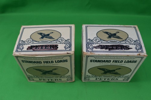 2 VTG Peters Shell Box,Empty,Field Loads 20 Gauge 2 3/4" Shells,Reloading Boxes - Picture 2 of 4