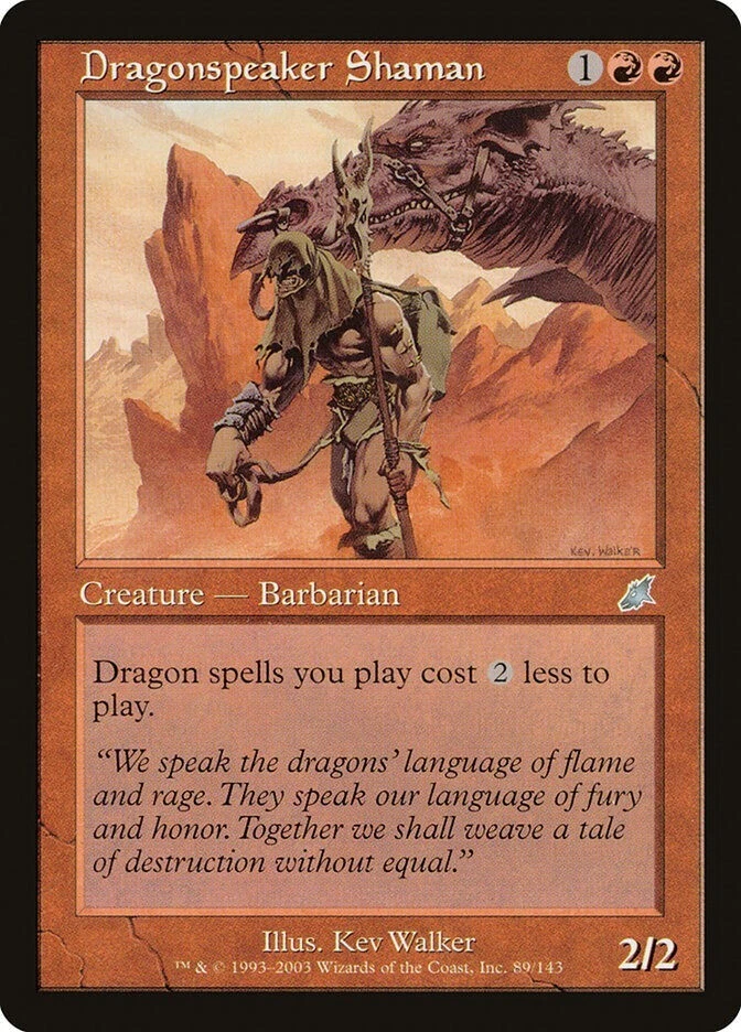1x DRAGONSPEAKER SHAMAN - Scourge/Commander - MTG - Magic the Gathering - Image 2 of 4