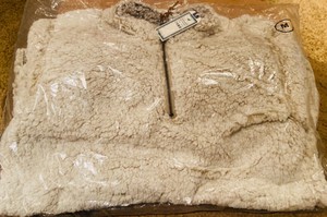 properly tied sherpa pullover