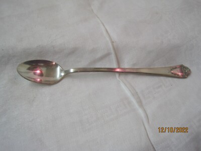Antique 1916 IS R&B Arion Silver plated Ice Tea Spoon Jewel (MM)