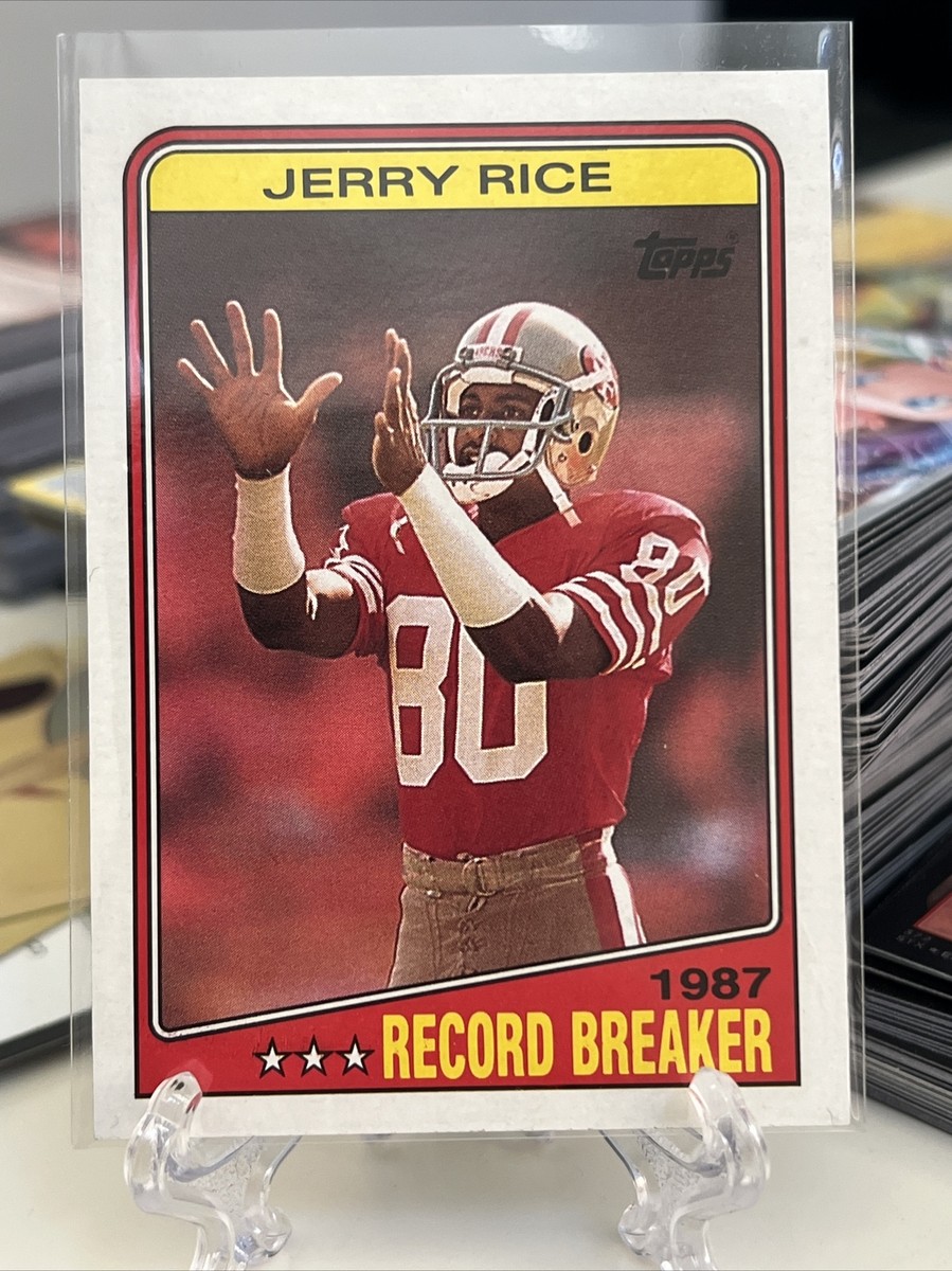 American Football Famous Number Football Players 1988 Topps Jerry