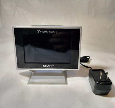 Sharp SPC 569 Atomic Desktop Alarm Clock - Tested & Working, Atomic Accuracy