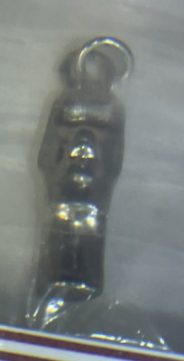Silver Totem Face Pendant Charm H Stern NOS Vintage Orig packaging Amazon Jungle