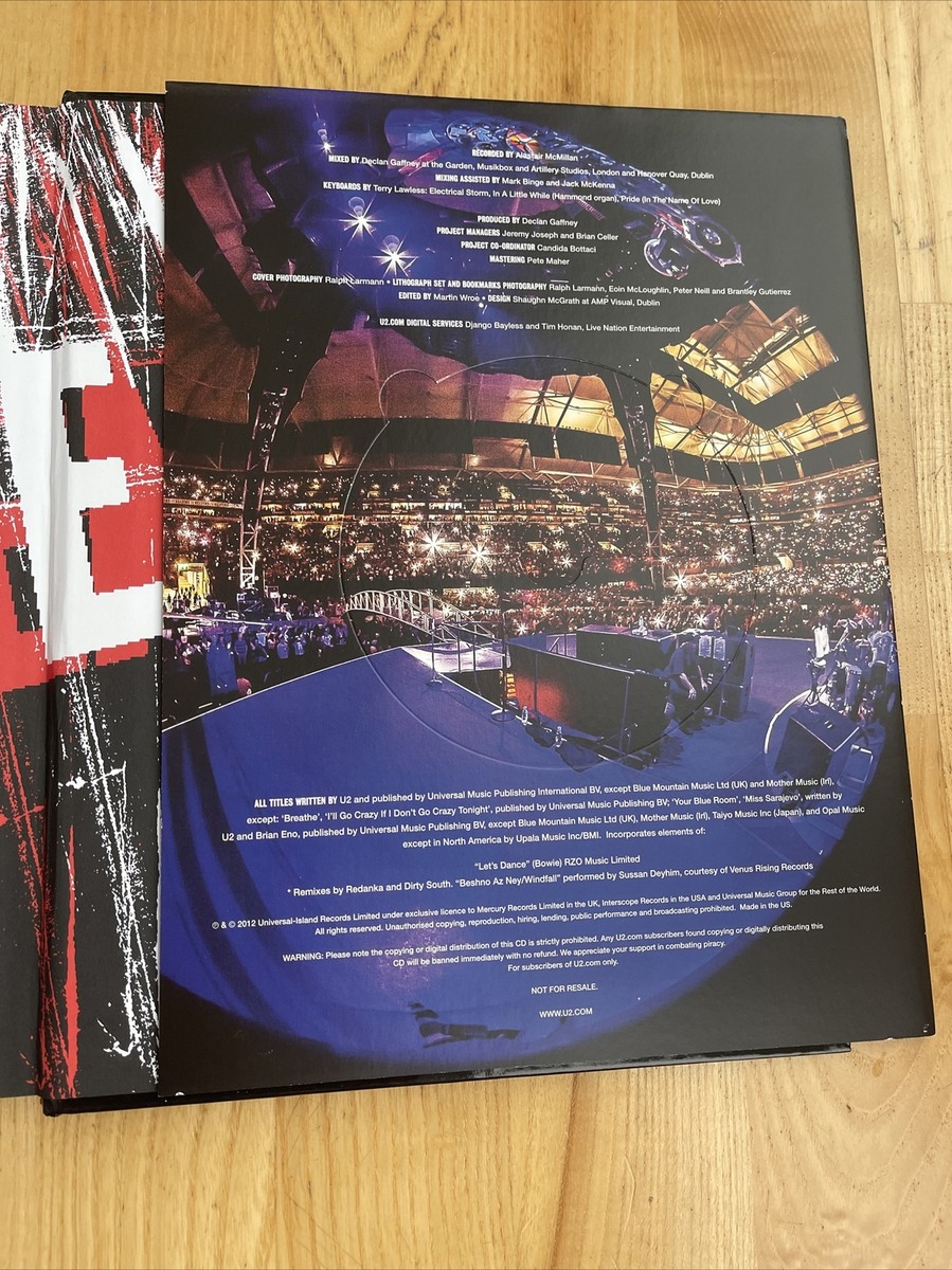 U2 - FROM THE GROUND UP U2360º Tour Official Photobook Hardcover w