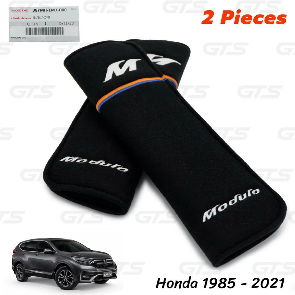 Seat Belt Cover Pair For Honda Civic City Accord Jazz CR-V HR-V Brio 1985 2021 Foto 4 de 4