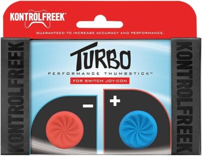 KONTROLFREEK SWITCH JOY-CON TURBO RED BLUE nintendo controller thumbstick grip
