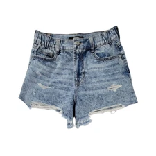 American Original Rewash Junior's High Rise Retro Wedge Shorts Size 7