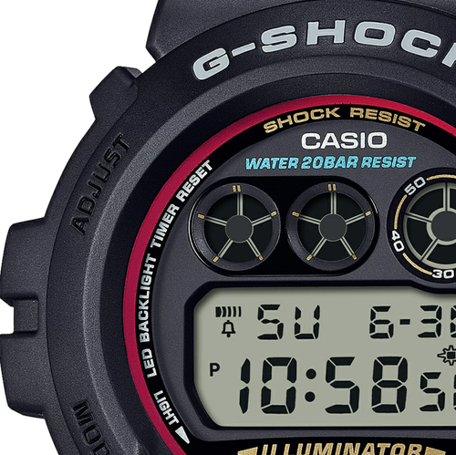 Orologio da polso uomo digitale CASIO G-SHOCK DW-6900RL-1JF stili iconici illuminatore - Foto 5 di 10