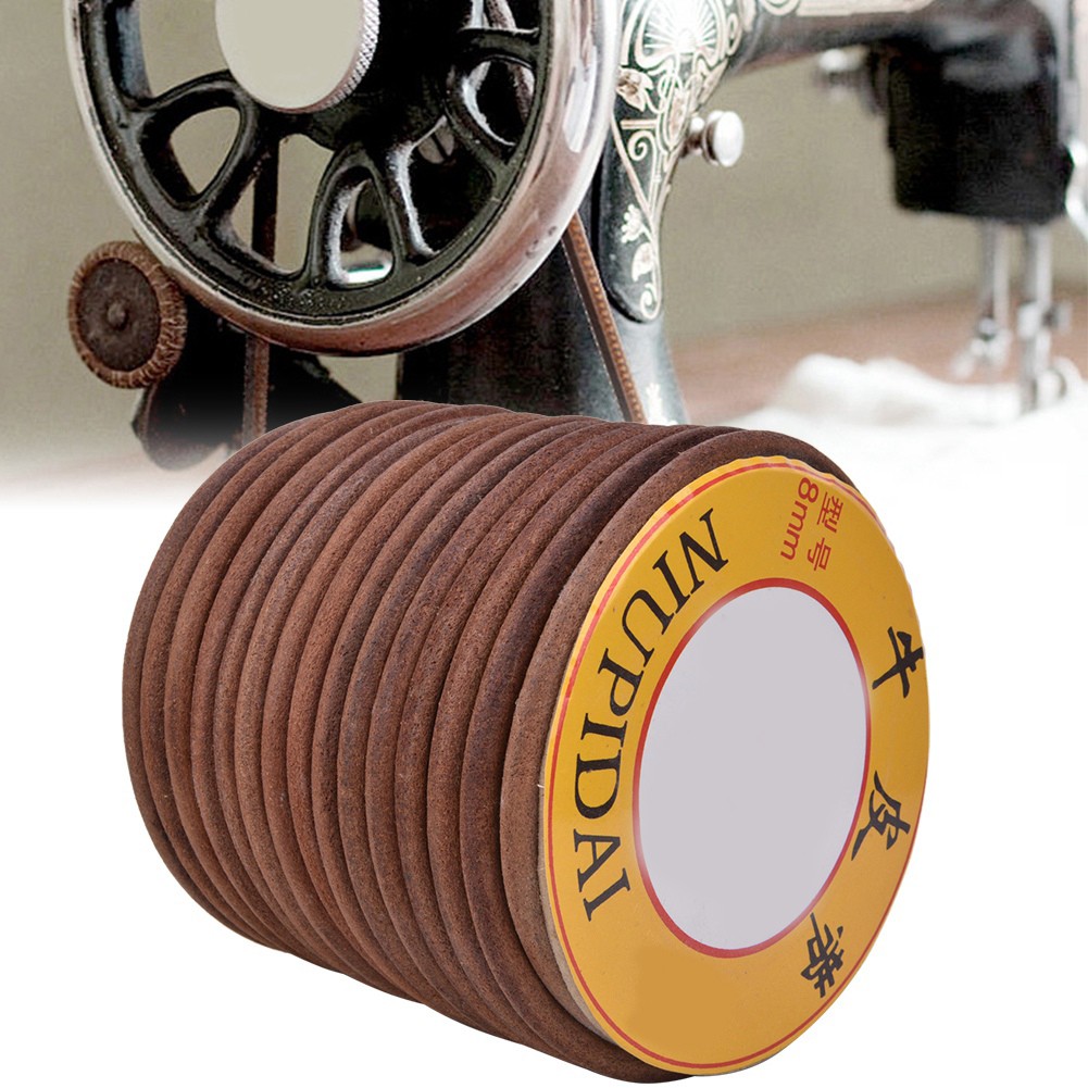 New Sewing Machine Leather Belt 20m Sewing Machine Multi Function Cowhide Belt