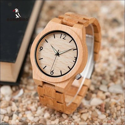BOBO BIRD Wood Watch Luxus Holzuhren Personalisierbar W-D27