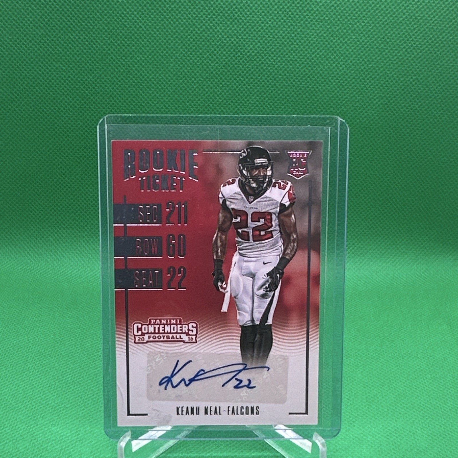 Keanu Neal Panini Contenders #107 Autograph