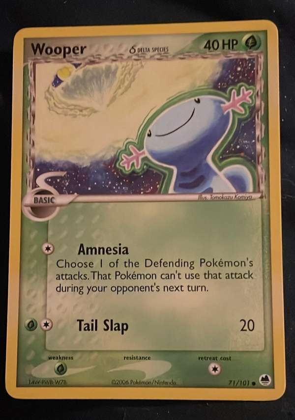 Dragon Frontiers #71/101 Wooper (Delta Species) Near Mint