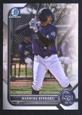 2022 Bowman Draft Warming Bernabel #BDC-179 BASEBALL Colorado Rockies Chrome