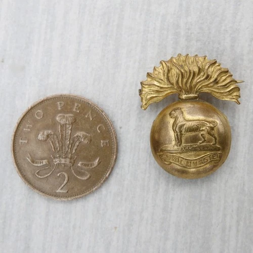A WW1 period British Army Royal Munster Fusiliers brass sweetheart brooch/pin