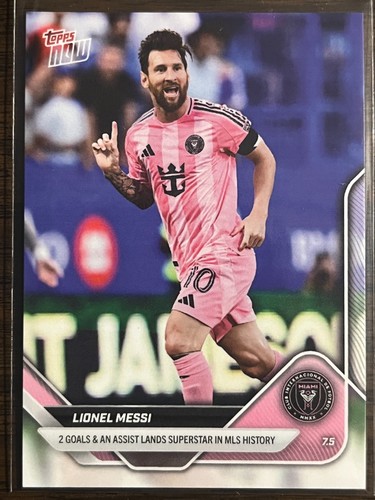 Lionel Messi - 2025 MLS Topps NOW® - Card 60 - PR: 2328