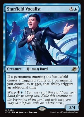 *MtG: STARFIELD VOCALIST - Edge of Eternities Rare - magicman-europe*