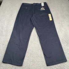 Dockers Khaki Pants Mens 34x29 Blue Classic Fit Pleated NEW NWT