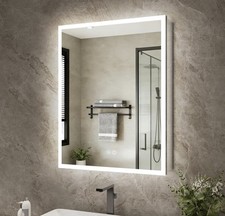 LED Medicine Cabinet Mirror, 20 x 28 Recessed or Wall Mount, 3 Color Dimmable