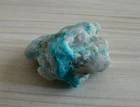 Beautiful turquoise nugget with quartz (collectible)