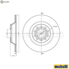 2x BRAKE DISC 23-0865C FOR AUDI A6/S6 BPJ/BYK 2.0L CAHB/CAHA/BVG/CAGB/BNA 2.0L