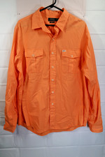 Polo Ralph Lauren Beach Twill Orange Mens XL Button Down Long Sleeve Shirt