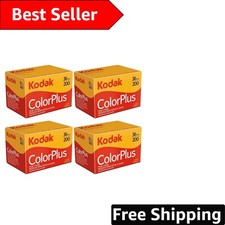 4 Rolls of Colorplus 200 ASA 36 Exposure 35mm Film for Professional Photography