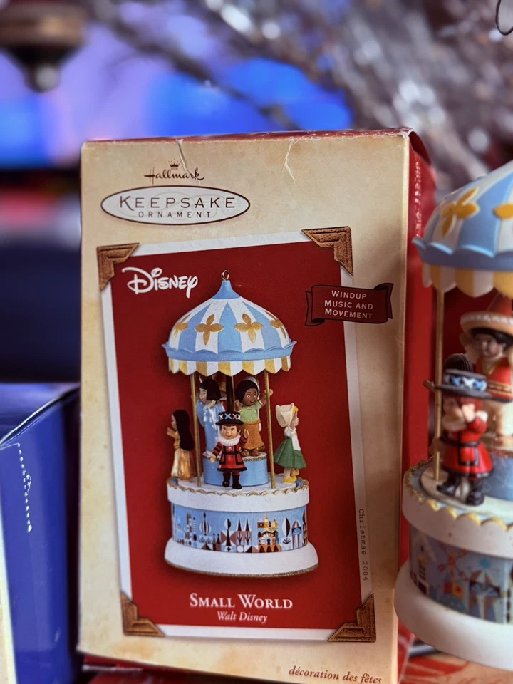 Hallmark Keepsake Disney “It's a Small World” Animated Musical Ornament With Box - Image 4 of 4