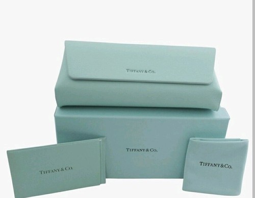 NUEVAS lentes de demostración para mujer Tiffany TF1160B 6164 negras sobre oro pálido 56 mm - Imagen 5 de 5