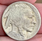 1915s Buffalo nickel, chemically restored VF details, nice even looking coin