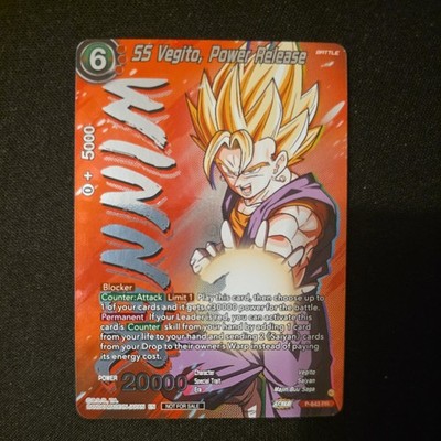 Dragon Ball Super Card Game SS Vegito Power Release Winner Promo Karte P-643