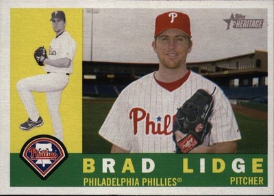 2009 Topps Heritage - Brad Lidge Philadelphia Phillies Card #103