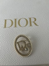 Christian Dior Vintage Gold Tone Brooch