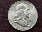 1963-D FRANKLIN HALF DOLLAR 90% SILVER .50¢ UNITED STATES   (A233)