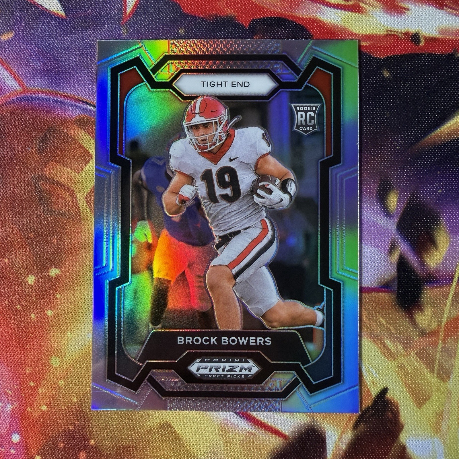 2024 Panini Prizm Draft Picks - Brock Bowers #107 Silver Prizm Parallel (RC)