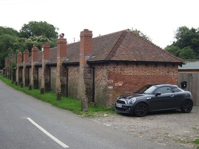 Photo A2 Hoppers Huts on Shingle Barn Lane, Yalding  c2015