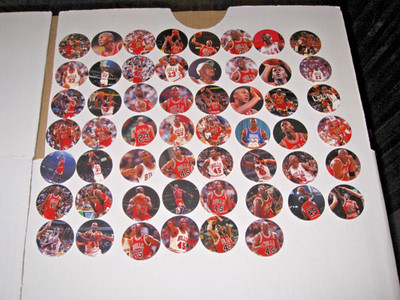 Michael Jordan 1995 Upper Deck Mike Cap Pog Complete Base Set of 1-54