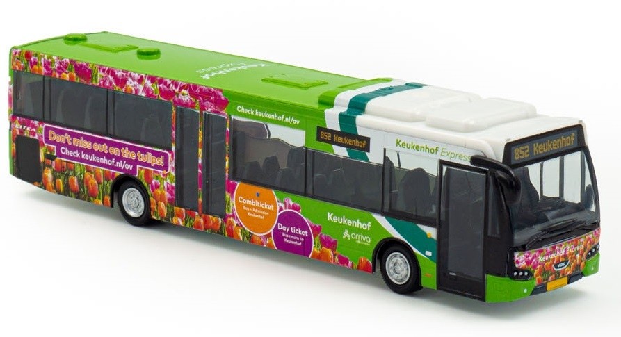 Bus VDL Citea LLE Keukenhof Express miniature HOLLANDOTO, réplique de collection 1:87 injectée