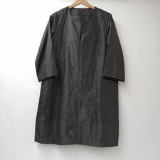 HAAT ISSEY MIYAKE Coat Silk Blend Size 2 Black Designer Luxury Women from Japan