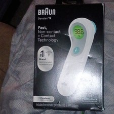 Braun Sensian 5 Forehead Non-Contact Digital Thermometer Color-Coded