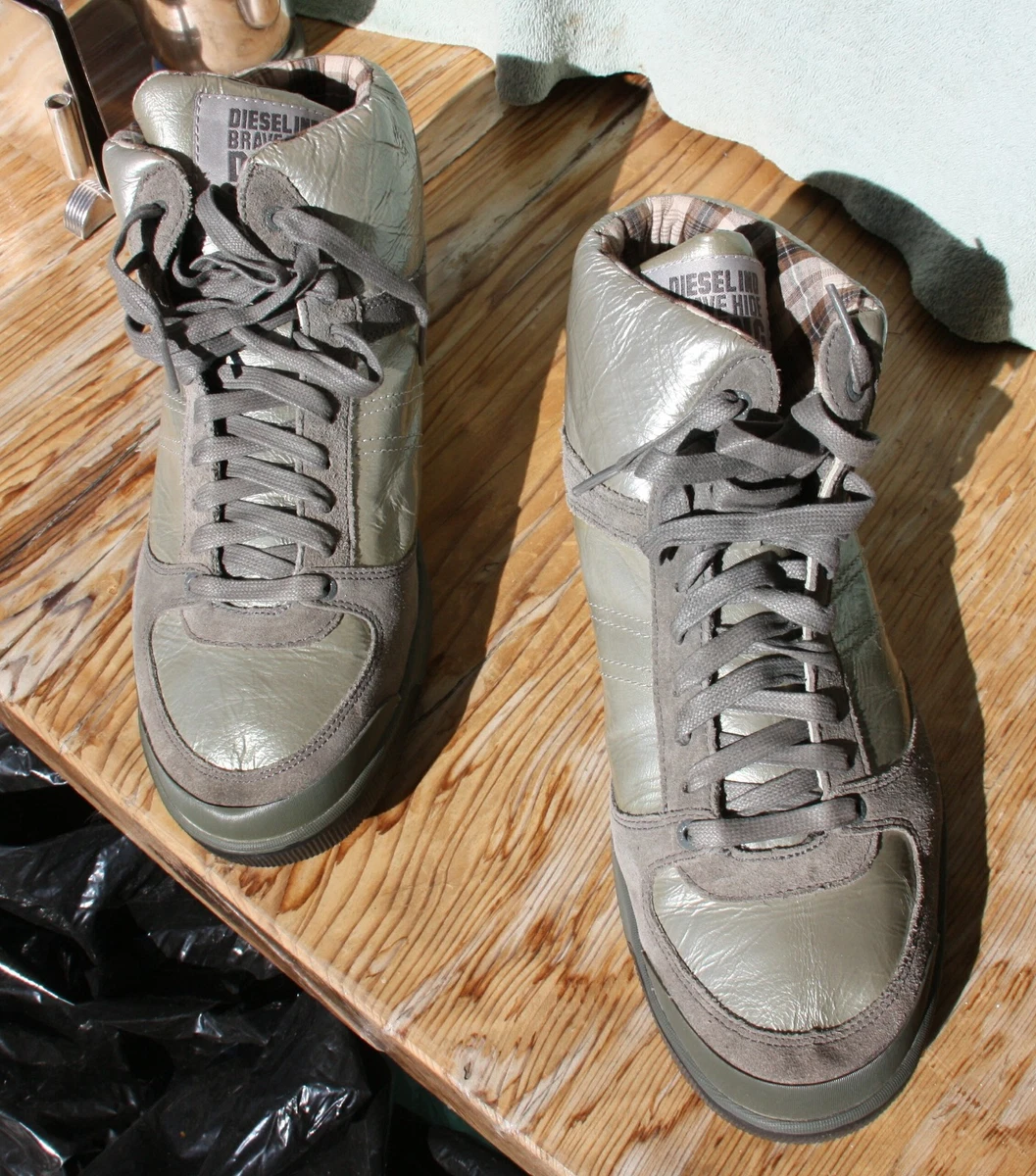 Diesel Men\'s Grey Leather Shoes Size 11 US 44.5 EU Used Diesel mens shoes (eu) - Gem main image 3
