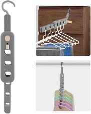 Coopache Folding Clothes Drying Rack Portable for Travel, Space Saving Hangers P