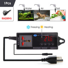 Digital LED Temperature Sensor Reptile Terrarium Thermostat Controller Outlet Th