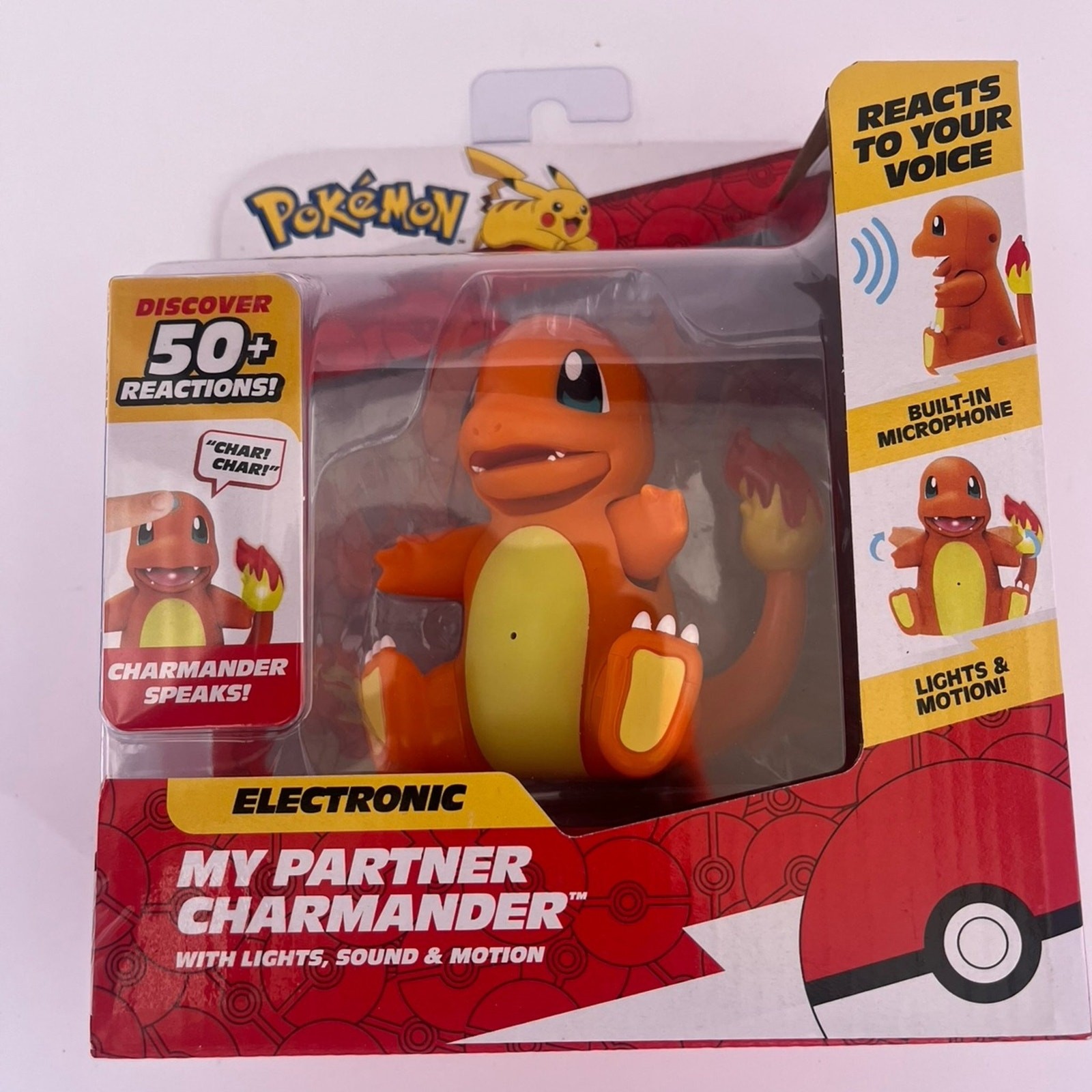 Pokemon Charmander Electronic Figure Lights Sound Motion Reacts To Voice