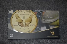*Empty Box* For 2016-S Code Talkers Coin & Currency Set Capsule & 1$ Bill
