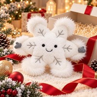 For Jellycat Brand New Snowflake Plush Doll Soft Christmas Amuseables + Dust Bag
