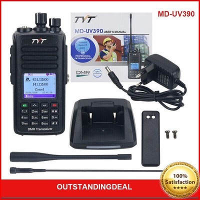 TYT MD-UV390 DMR Radio Station Dual Band Digital Walkie Talkie IP67 Waterproof - 
