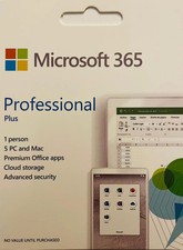Microsoft Office 365 Professional 5 PC or Mac lifetime License 100  Genuine