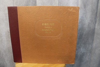 Sibelius Tapiola (Symphonic Poem) 78 RPM 12-inch Set Victor Records #DM-848